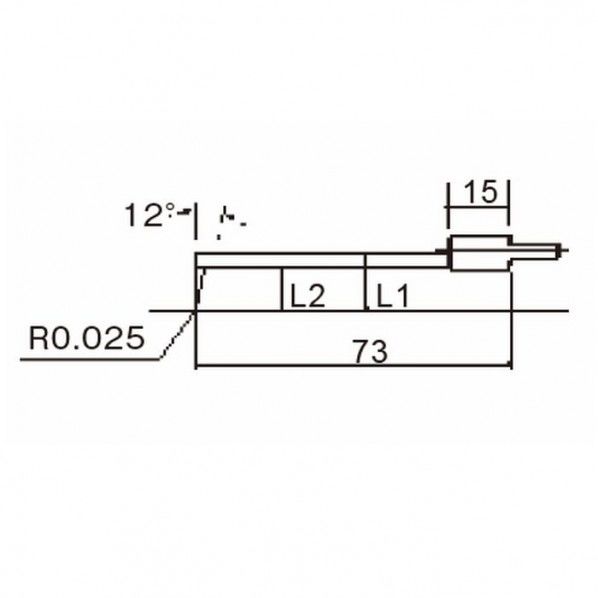 輪郭用高剛性触針 小穴測定