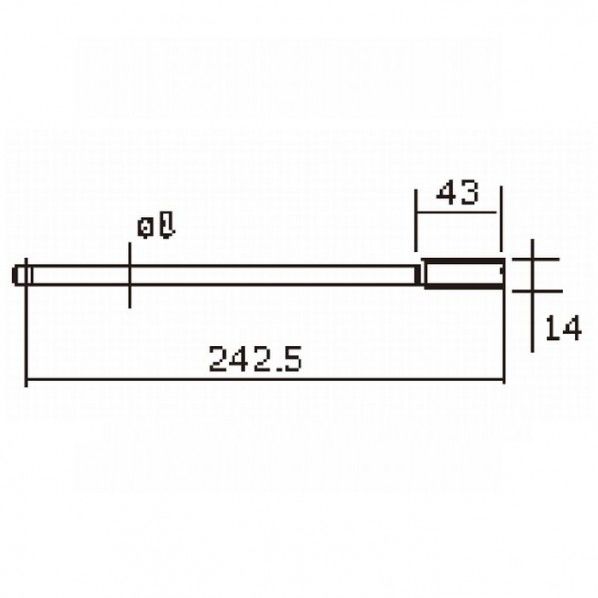 輪郭用高剛性アーム 内面測定