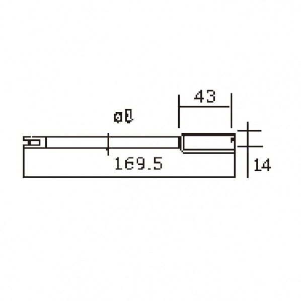 輪郭用高剛性アーム 小穴測定