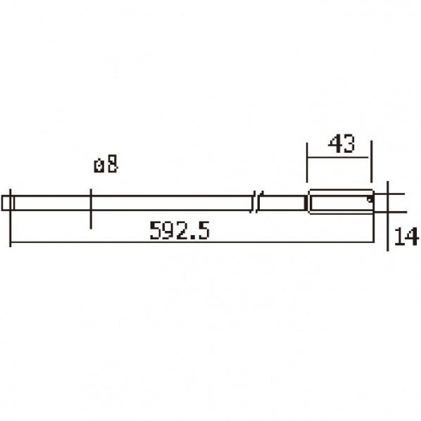 輪郭用高剛性アーム 長物測定