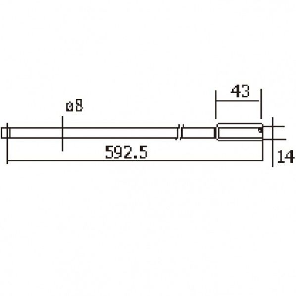 輪郭用高剛性アーム 長穴測定
