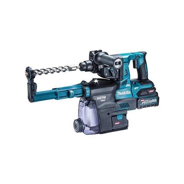 40V 充電式ハンマドリル SDSプラスシャンク 集じんシステム付