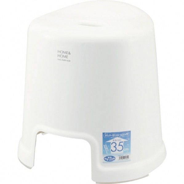 風呂椅子 HOME&HOME 高さ ホワイト 1点