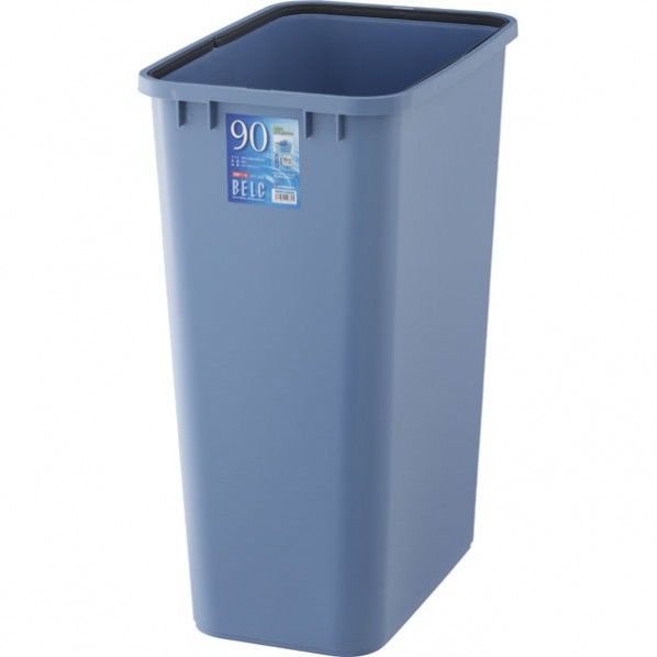 ベルク 角ペール (本体のみ) ブルー 344×535×695(mm) 90S 1つ