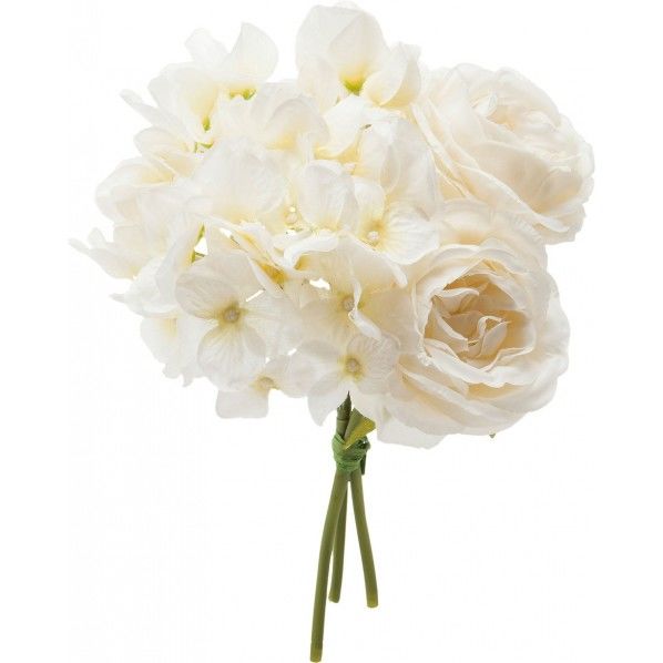 ローズハイドレンジアブーケ IVO 全長17.5cm・花径5.5cm FB -2517 1束