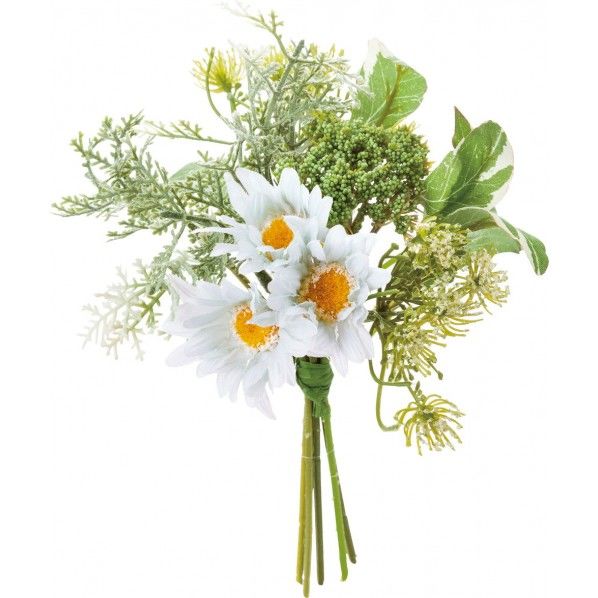 ナチュラルフラワーミックスブーケ BLU 全長19cm・花径7.5cm・幅16cm FB -2526 1束