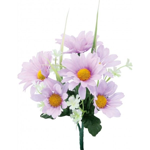 デージーミックスブッシュ LAV 全長25cm･花径5.5cm FB -2490 1本