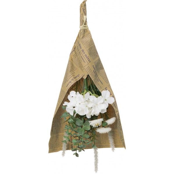 ドライハイドレンジアスワッグL GR 全長39cm･幅15cm FBC-8174 1コ