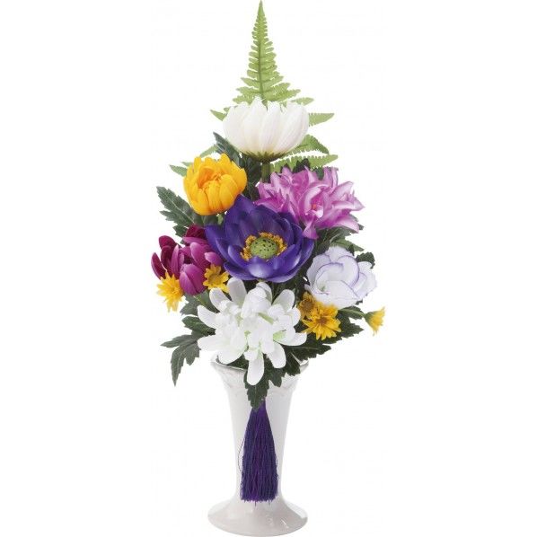 仏壇ロータスポット MIX 全長45cm・幅25cm FP -0775 1コ