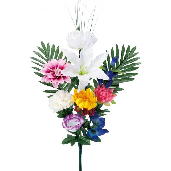 仏花ブッシュLL MIX 全長68cm・幅28cm FP -0807A 1コ