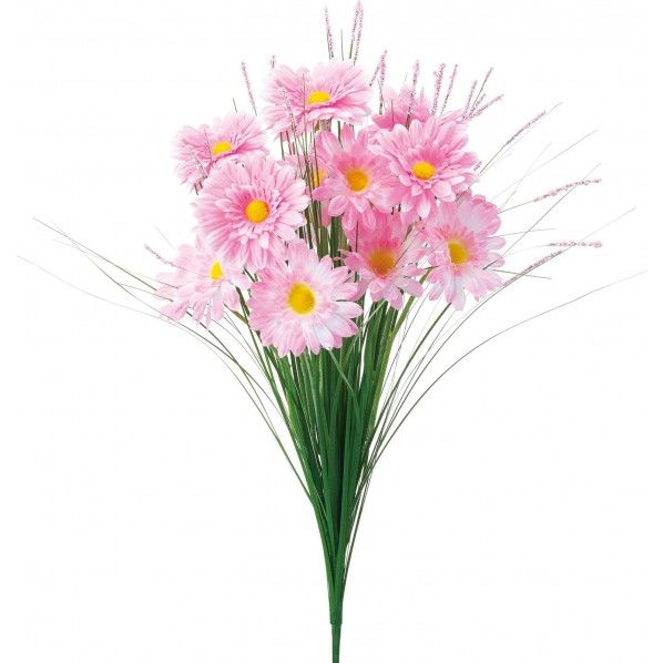 グラスガーベラブッシュ P 全長48cm・花径7.5cm・幅35cm FP -5021 1本