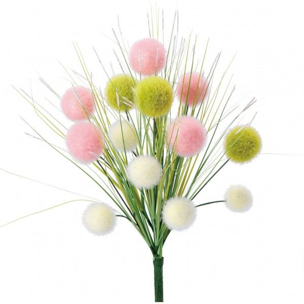 グラスポンポンブッシュ P/G 全長55cm・球径4.5~5cm・幅40cm FP -5028 1本