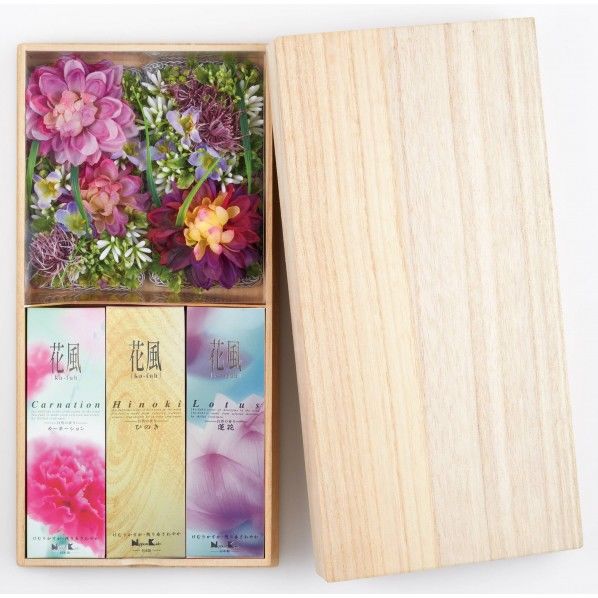 ダリアアレンジセンコウセットPU 幅16.5cm･奥行33.5cm･高さ4cm FPCA-0002 1コ