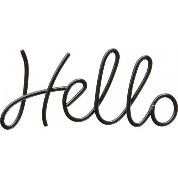 ワイヤーハローレター S BK MCY-0467 1個