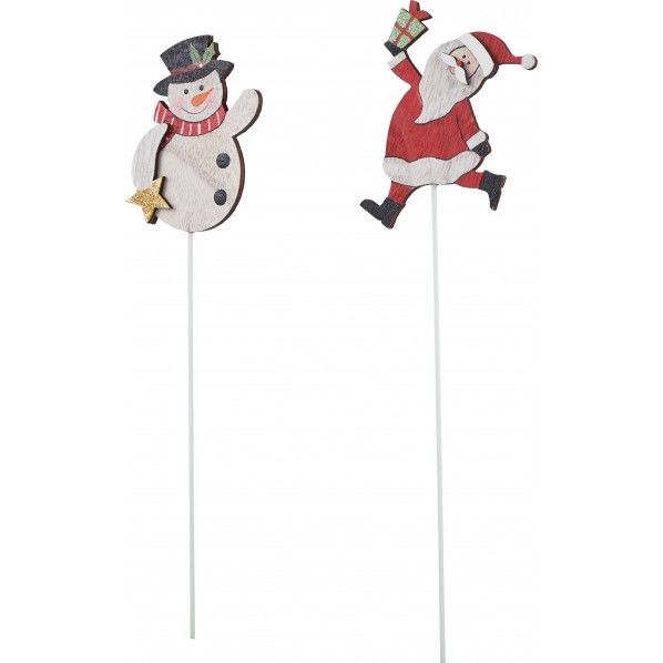 サンタ&スノーマンピック2AST CN -798 1本