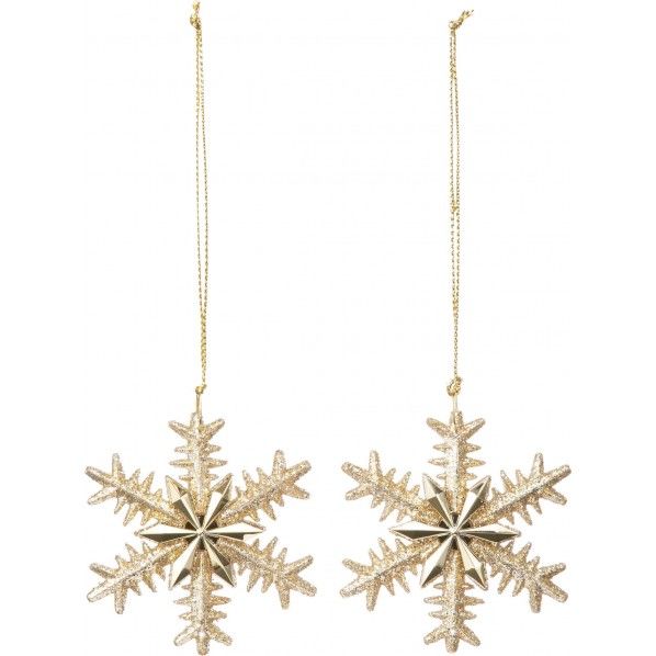 グリッタースノーオーナメント2PGO COHD-446 1セット