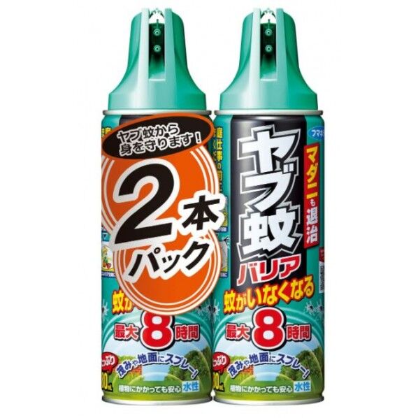 ヤブ蚊バリア 25×14×7cm 480ml 2本