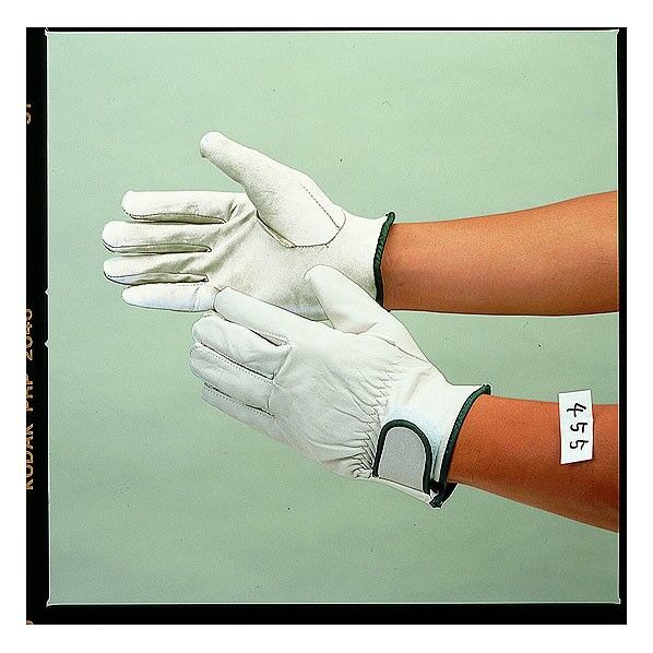 アウトドアアテ無マジック止 白 フリーサイズ 455 1双