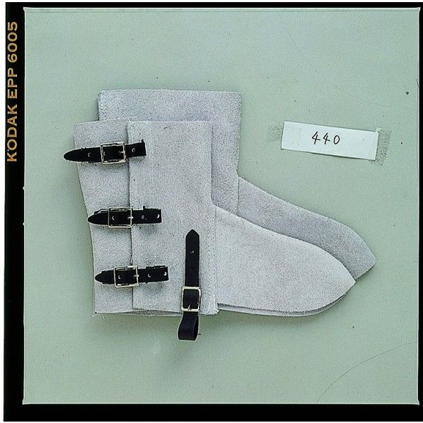 床革 足カバー(バンド式) サイズ:フリー #440 1足