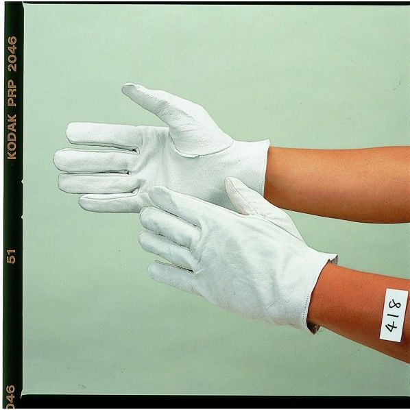 ピッグスキンクレスト手袋 フリーサイズ 418 1双