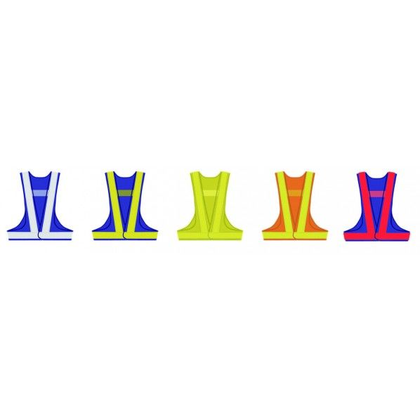 安全ベスト7cm幅 カラー:黄×黄 サイズ:フリー 90121-7 1着