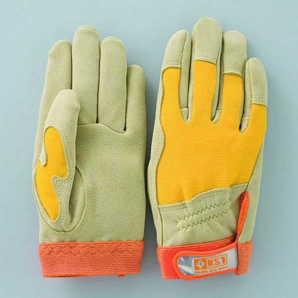 鹿革マジック甲メリ手袋 M D-523 1双