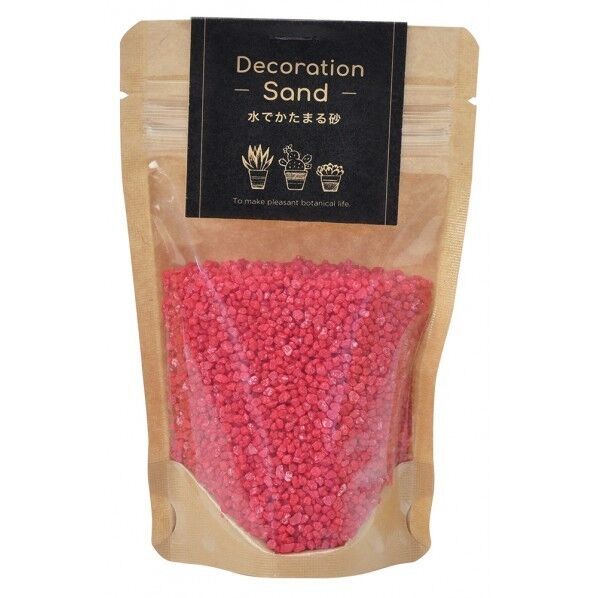 デコレーションサンド レッド GD-82201 1個