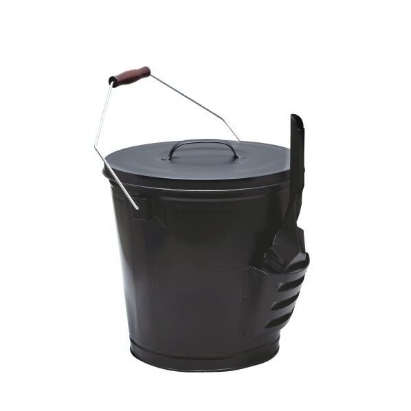 灰入れバケツとショベルセット 32.5×H35.5cm PA8447 1個