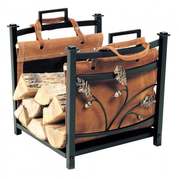 オークリーフ ログラック&ログキャリー W37×D41.5×H41cm PA8393 1個