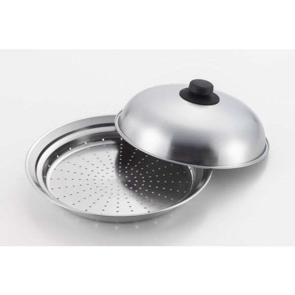 美味彩菜 フライパンにのせて使う蒸しプレート 24~26cm フタ付 SJ2632 1個