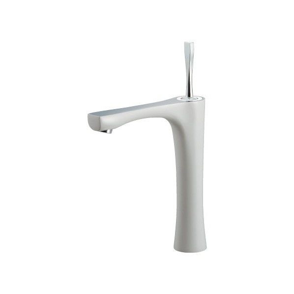 シングルレバー混合栓トールホワイト 神楽カグラ 183-235-W 183-235-W 1個