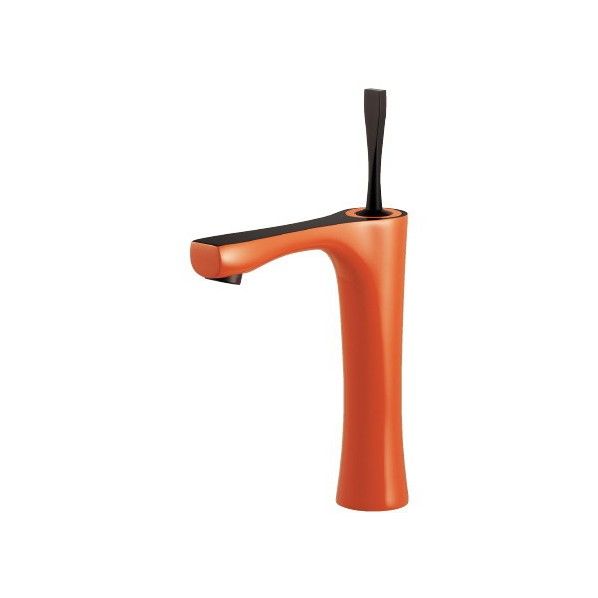 シングルレバー混合栓ミドルオレンジ 神楽カグラ 183-233GN-YR 183-233GN-YR 1個