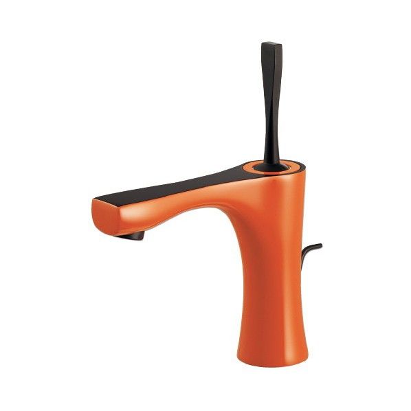 シングルレバー混合栓 オレンジ 183-230-YR 1個