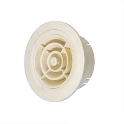 PC丸型レジスター ミルキーホワイト 75mm 50033 1個