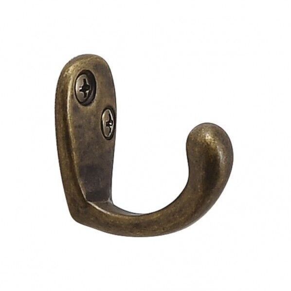 フック シングル AN 古色 幅19×高さ36×奥行36mm 610031(264-61031) 1個