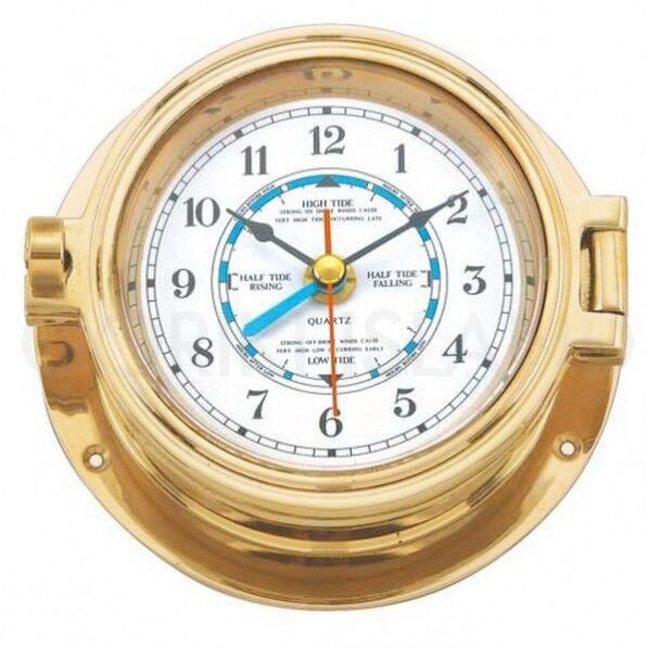 マリンタイドクロック M 金色 幅140×高さ140×奥行52mm 710201(264-71201) 1個