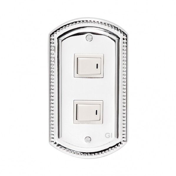 スイッチプレート PB 02 CR