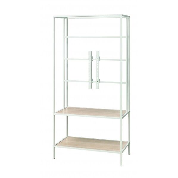 シェルフラック レクタベーシック(recta basic) モニターフレーム ホワイト 900×450×1847 R945-18MRW-MBA 1台