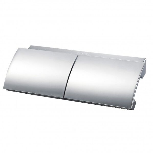 ダブルぺーパーホルダー シルバー 8.35 x 28.2 x 8.2 cm W3801-C 1個