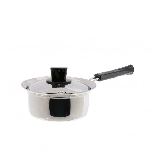 ネオ・プラティーヌ 吹きこぼれにくい ステンレスソースパン 16cm ミラー仕上げ 35.3×19.4×12.6cm 1.7L ND-6042 1個