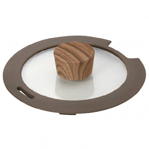 ベストコ セラティ シングルアイテム IHポット用ガラス蓋 16cm 171×171×35mm サクラピンク ND-8357 1個...