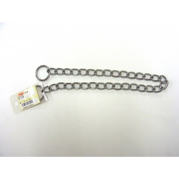 用心鎖(両端リング) 鉄・クローム450mm S-110