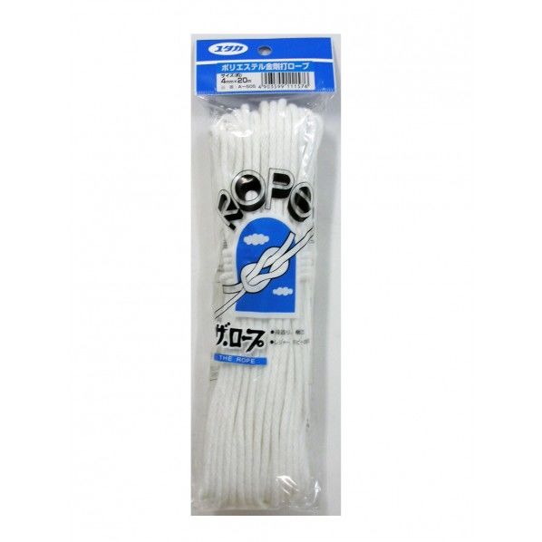 ポリエステル金剛打ロープ 4mm×20m A-505 1個