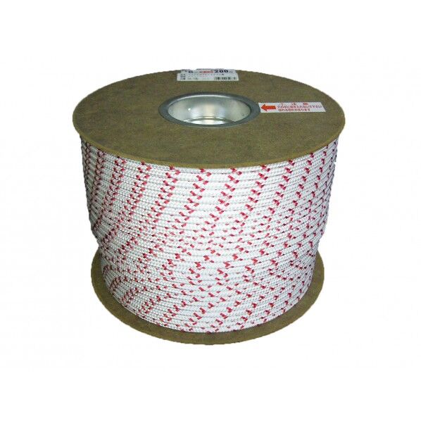 ユ タカ メイク ロープ エステルWブレードドラム巻 6φ×200m コウハク RA105 1巻