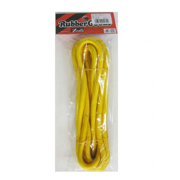 ユタカメイク ゴム カットゴムロープ 9φ×3m イエロー GT-15 1個