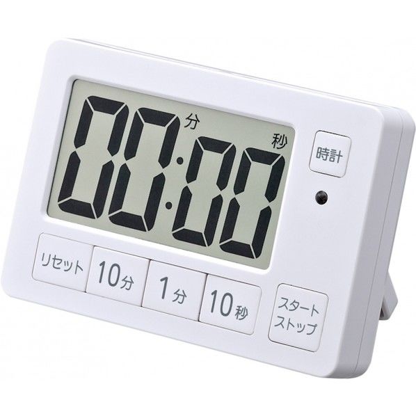 音量切替機能付タイマー 65×95×20mm XXT504 WH 1個