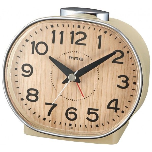 アラームクロック ホリー 95×112×70mm T-739 N-Z 1個