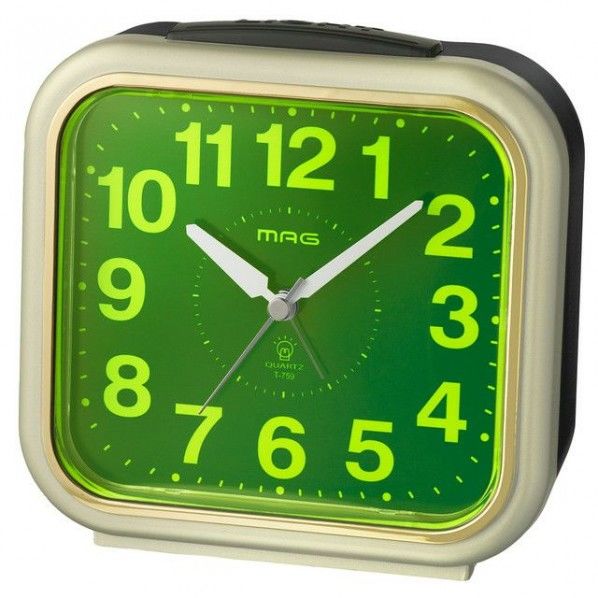 MAG目覚まし時計 コレクトライト 137×140×60mm T-759 CGM-Z 1個