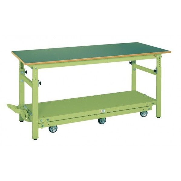ペダル昇降移動式作業台TKKタイプ(6輪車)