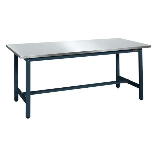 軽量作業台カブセ天板仕様 軽量固定式 ダークグレー(半ツヤ) SEL-1275HCSU4D 1台